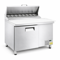1 Door Refrigerator Prep Table W/Cutting Board