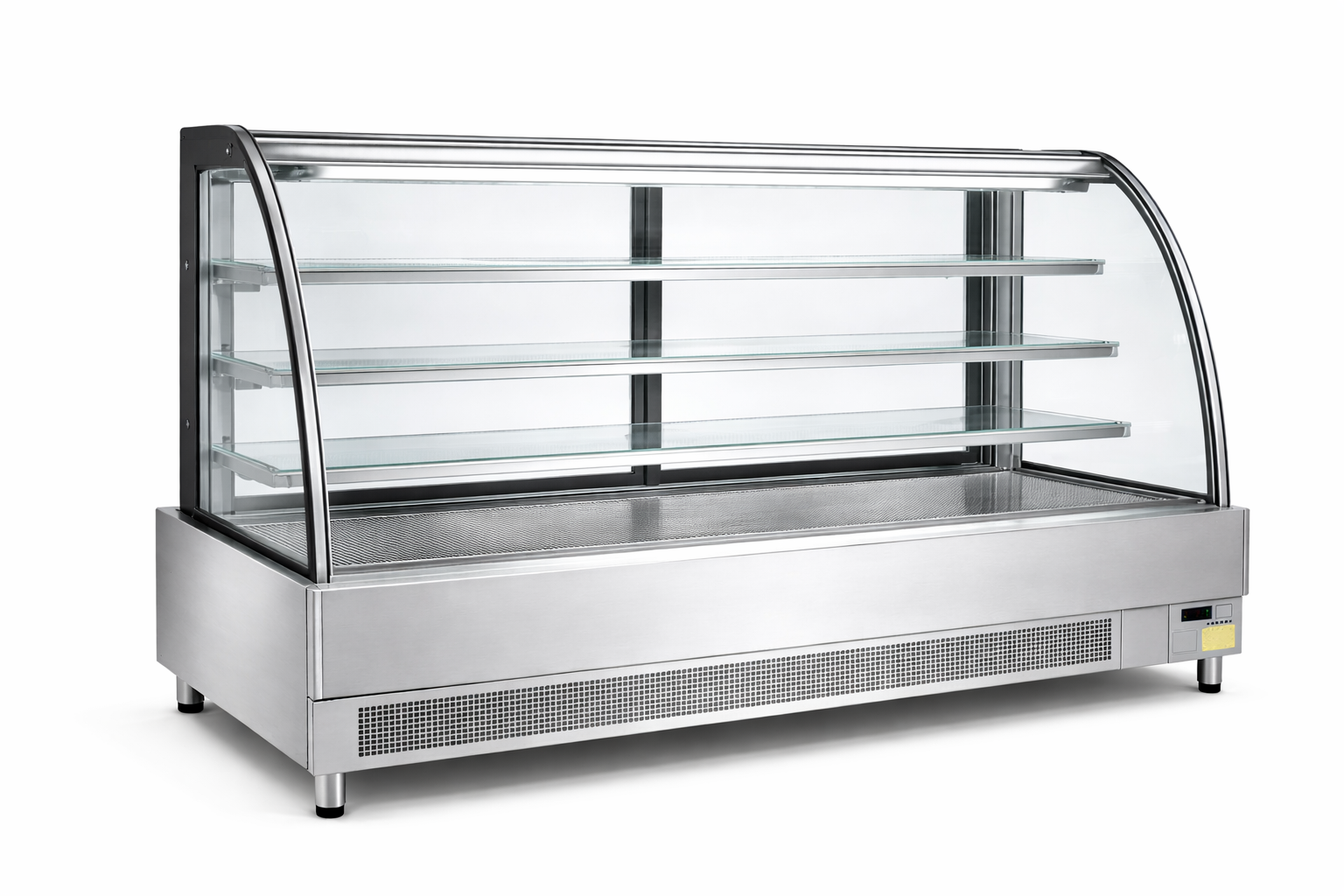 6 Ft. Curved Glass Refrigerated Display Case