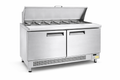 S/S 2 Door Refrigerated Food Station