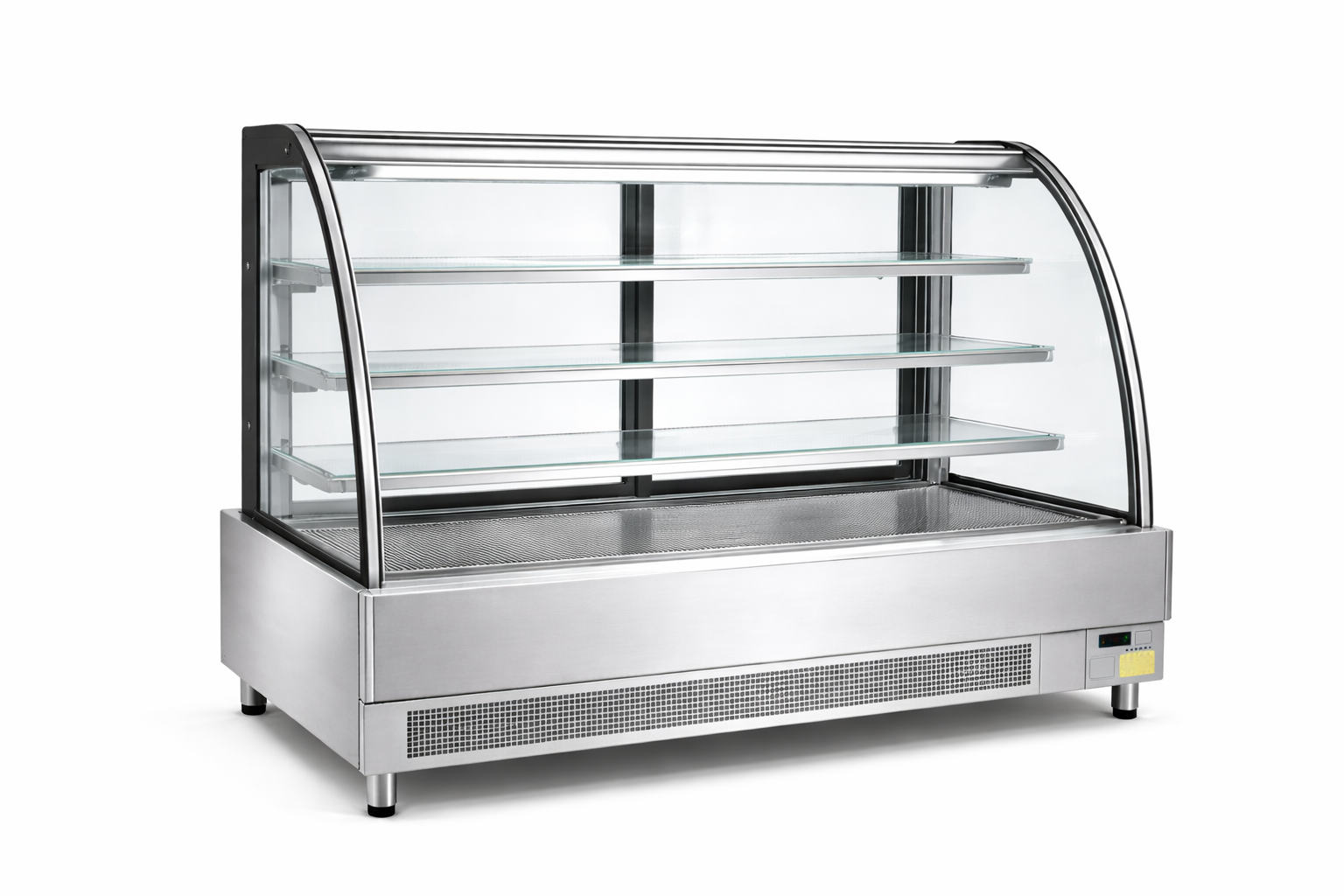 Refrigerated Curved Glass Display Case