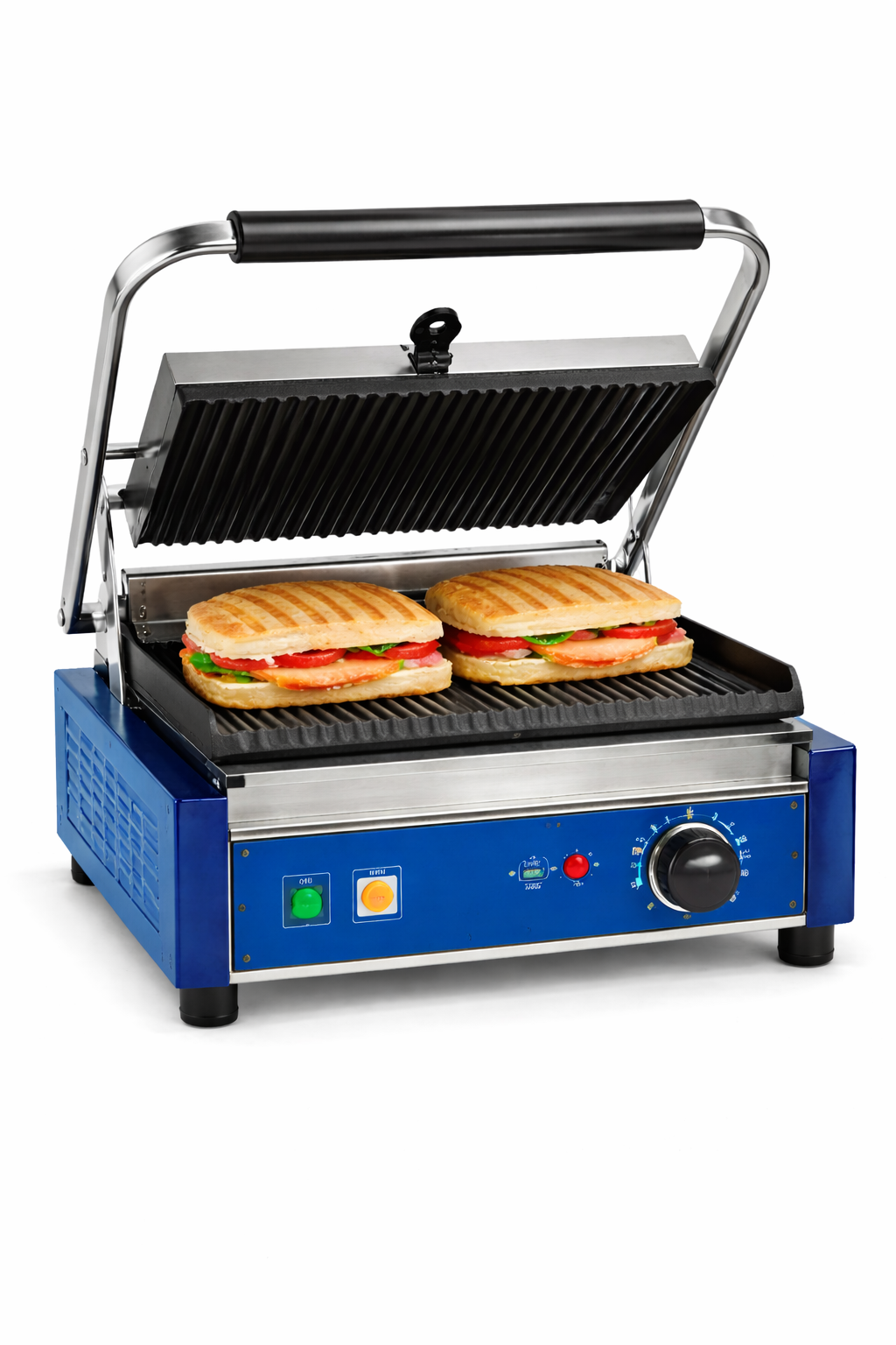 Blue Panini Press Machine
