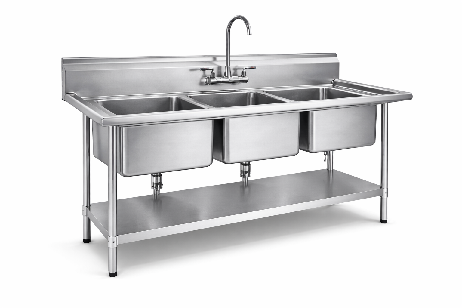 S/S 3 Conpartment Sink